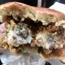 KFC - Spicy Chicken Sandwich - it was a bit dry and luke warm but still ok