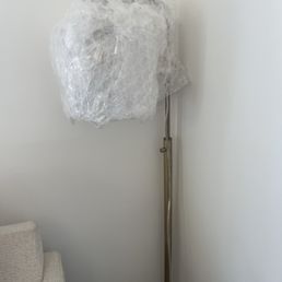 Fragile lamp protected Fragile lamp protected