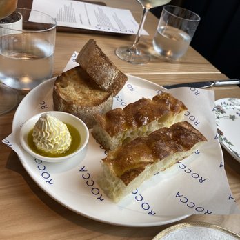 Rocca - Focaccia Bread with Lemon Butter was so amazing! - Italian Near Me - Tampa, Florida