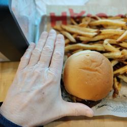 MOOYAH Burgers, Fries and Shakes - Cheddar Bacon Burger