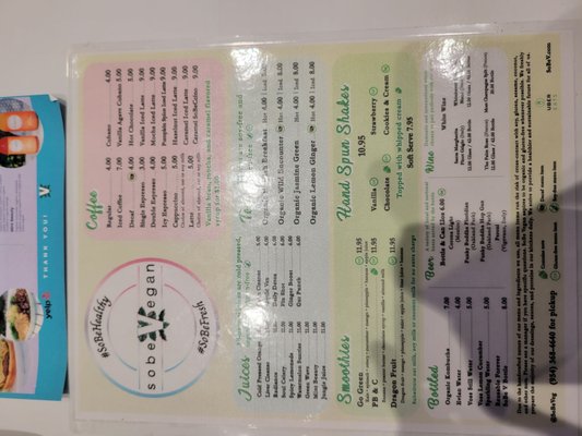 Menu photo 5 SoBe Vegan Fort Lauderdale, FL Menu photo 5 SoBe Vegan Fort Lauderdale, FL