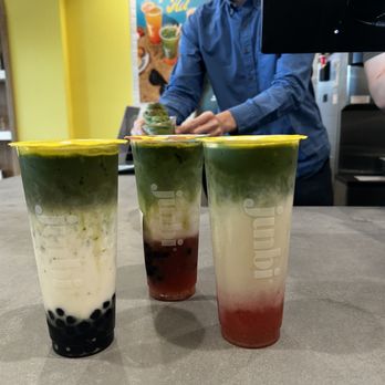 Junbi Matcha & Tea - Irvine - strawberry matcha latte, coffee latte - Bubble Tea Near Me - Irvine, California Junbi Matcha & Tea - Irvine - strawberry matcha latte, coffee latte - Bubble Tea Near Me - Irvine, California
