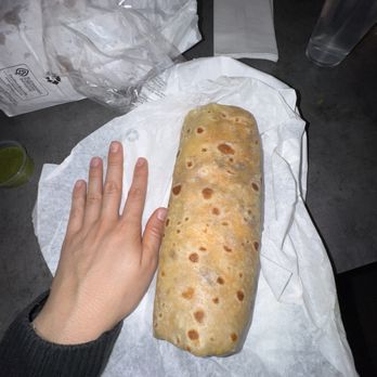 Cali Tacos - Bean and cheese burrito, added rice and chicken - Mexican Near Me - Orange, California Cali Tacos - Bean and cheese burrito, added rice and chicken - Mexican Near Me - Orange, California