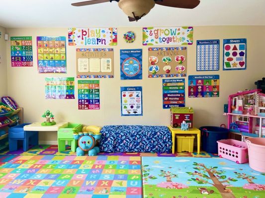 Indoor Space - We have a licensed Family Day Care Home. We offer a full time (8:30AM to 5:30PM) and also a part-time schedule.
In our daycare, we provide:
- Indoor/outdoor activities that embrace creativity.
- Music and Dance programs.
- Age-appropriate daily lessons.
- Individual approach to each child.
- Separate room for napping children.
- We provide organic fruits and homemade fresh breakfast & lunch.
- We are following all safety protocols.
-We also celebrate all the festivals as well as the Kiddos' Birthday.
Call us today to schedule a tour of our day care! Indoor Space - We have a licensed Family Day Care Home. We offer a full time (8:30AM to 5:30PM) and also a part-time schedule.
In our daycare, we provide:
- Indoor/outdoor activities that embrace creativity.
- Music and Dance programs.
- Age-appropriate daily lessons.
- Individual approach to each child.
- Separate room for napping children.
- We provide organic fruits and homemade fresh breakfast & lunch.
- We are following all safety protocols.
-We also celebrate all the festivals as well as the Kiddos' Birthday.
Call us today to schedule a tour of our day care!