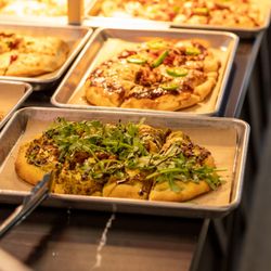 Moonrise Sourdough Pizza - Too Much pizza and Alice in Wonderland pizza