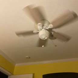 Ceiling fan installed by LLC electrical