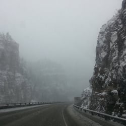 Glenwood Canyon Drive on I-70 - Winter Solstice!