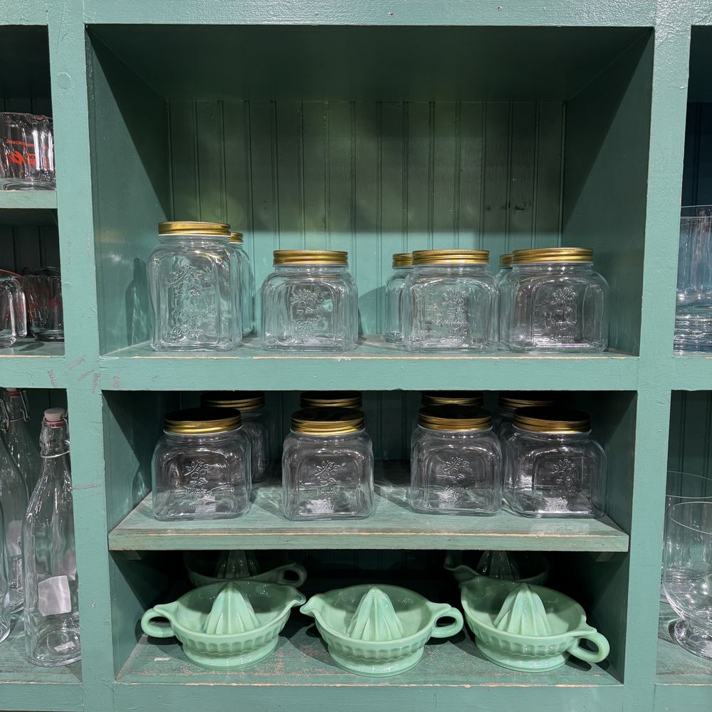 Fishs Eddy - Fishs Eddy sells glass jars, bottles, and citrus hand juicers like your grandparents might have had - Home Decor Near Me - New York, New York Fishs Eddy - Fishs Eddy sells glass jars, bottles, and citrus hand juicers like your grandparents might have had - Home Decor Near Me - New York, New York