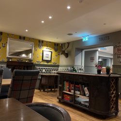 The Sun Inn - The bar area, which is joined to the cocktail bar.
