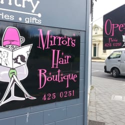 Mirrors Hair Boutique - New location 4/10 Baxter St, corner at Percy St.