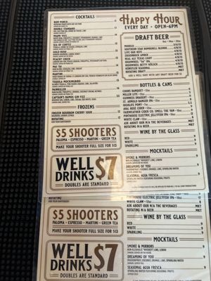 Menu photo 1 Double Standard San Antonio, TX