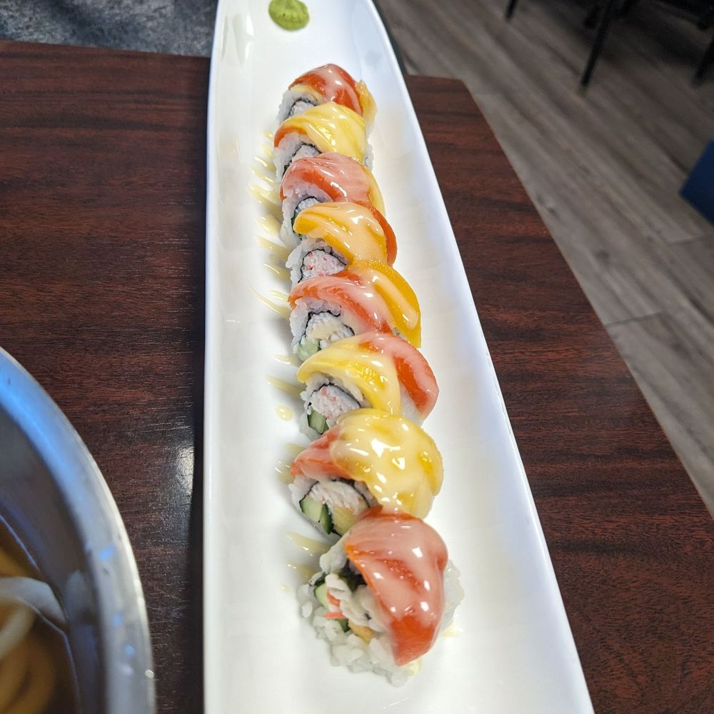 YAMA Kitchen - a long rectangular plate of sushi - Japanese Near Me - Kelowna, British Columbia YAMA Kitchen - a long rectangular plate of sushi - Japanese Near Me - Kelowna, British Columbia