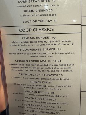 Menu photo 5 The Cooperage American Grille Walnut Creek, CA