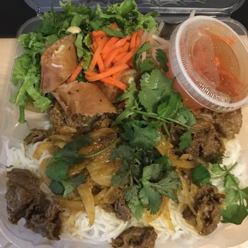 Saigon Deli - Bun with Beef and Egg Rolls - Vietnamese Near Me - Seattle, Washington Saigon Deli - Bun with Beef and Egg Rolls - Vietnamese Near Me - Seattle, Washington