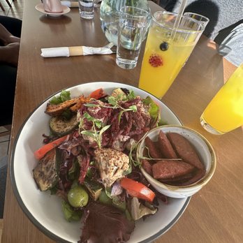 Lezzet Brunch - Vegan option with side of sausage - Turkish Near Me - Auburn, Washington