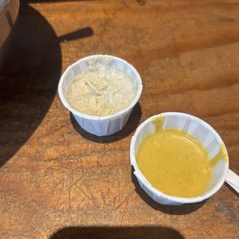 Hopdoddy Burger Bar - Truffle Aioli and Honey Mustard - Burgers Near Me - Webster, Texas Hopdoddy Burger Bar - Truffle Aioli and Honey Mustard - Burgers Near Me - Webster, Texas