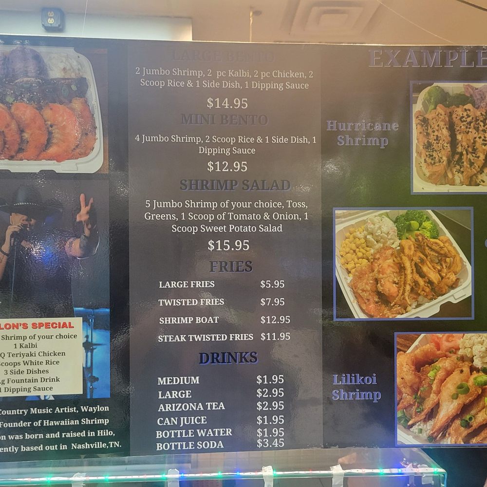 Hawaiian Shrimp Company - Menu 1 - Hawaiian Near Me - Hilo, Hawaii Hawaiian Shrimp Company - Menu 1 - Hawaiian Near Me - Hilo, Hawaii
