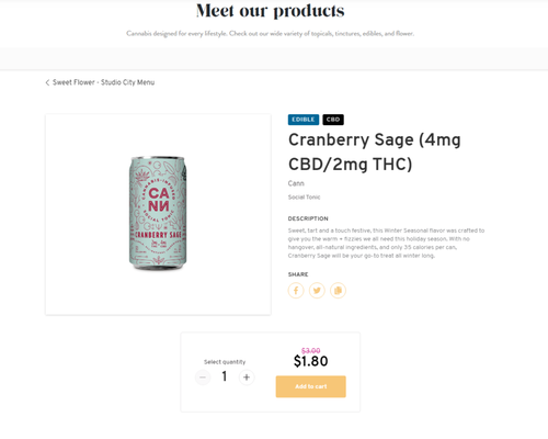 Sweet Flower - Studio City Dispensary by null