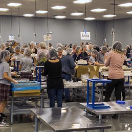 Food-packing operations going full tilt in the big new space