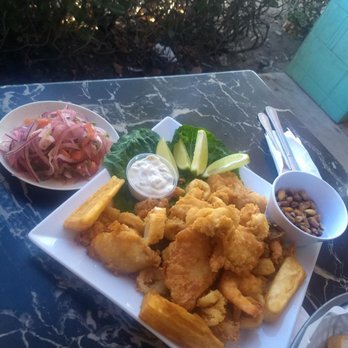 Cortijo Grill - Jalea, with all toppings on the side - Peruvian Near Me - Santa Ana, California Cortijo Grill - Jalea, with all toppings on the side - Peruvian Near Me - Santa Ana, California