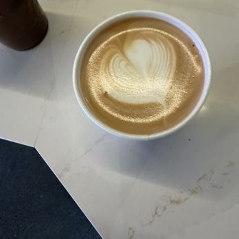 Sisters Coffee - The Old Mill - Cute heart on top - Coffee & Tea Near Me - Bend, Oregon