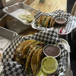 El Sabor De Todo Un Poco - Quesabirria tacos with consome