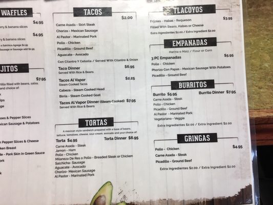Menu photo 3 Taqueria Los Amigos Chicago, IL