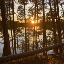 Scenic State Park - Chase point trail sun set