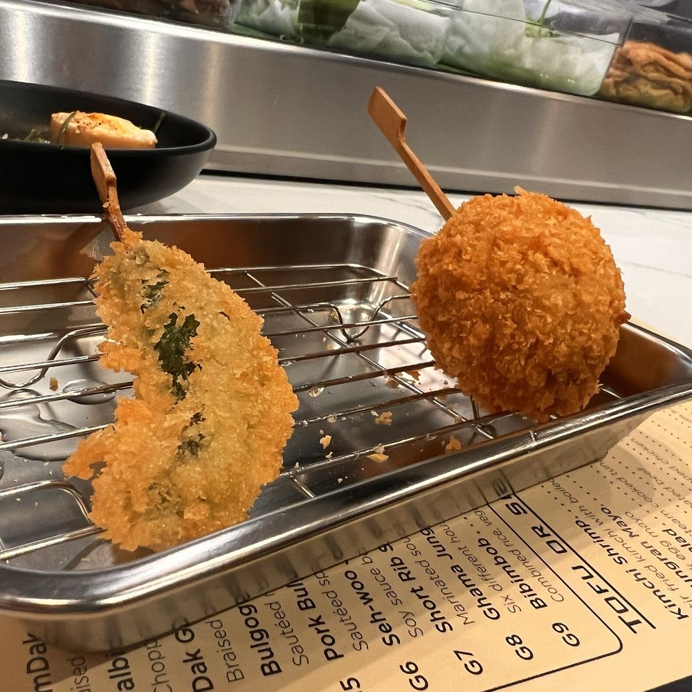 Ghama Zone - Fried Sushido pepper and fried boiled egg - Korean Near Me - Round Rock, Texas