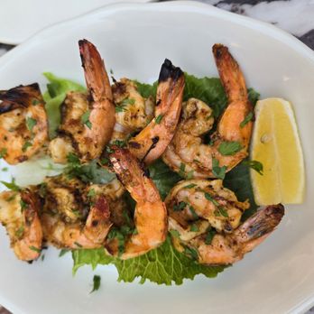 Met Her At A Bar - Grilled shrimp appetizer - New American Near Me - Santa Monica, California Met Her At A Bar - Grilled shrimp appetizer - New American Near Me - Santa Monica, California
