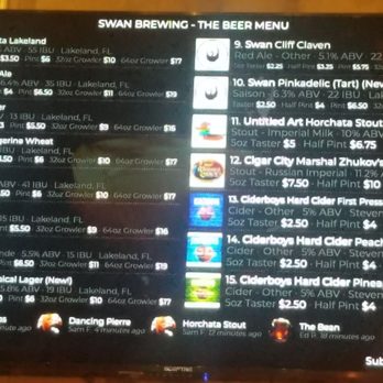 Swan Brewing - Breweries Near Me - Lakeland, Florida Swan Brewing - Breweries Near Me - Lakeland, Florida