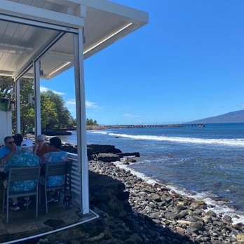 Mala Ocean Tavern - Outdoor seating area - Seafood Near Me - Lahaina, Hawaii
