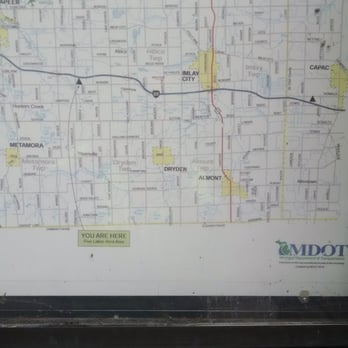 Five Lakes Rest Area - You are here. - Rest Stops Near Me - Attica, Michigan