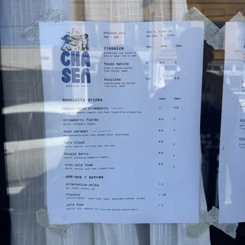 Chasen Matcha Bar - Menu - Tea Rooms Near Me - Dallas, Texas Chasen Matcha Bar - Menu - Tea Rooms Near Me - Dallas, Texas