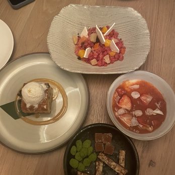 OKARU - Desserts suggested by Chef Marc and Mateo - Sushi Bars Near Me - Roslyn, New York