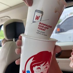 Wendy's - The small frosty in the big one