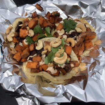Santafamous Street Eats - Sweet potato tacos - Food Trucks Near Me - Santa Fe, New Mexico