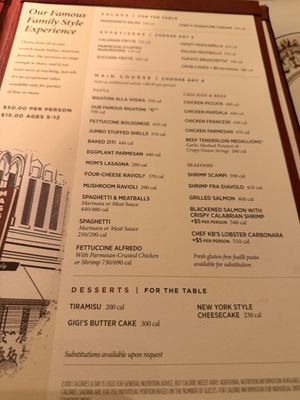 Menu photo 4 Maggiano's Little Italy Bridgewater, NJ Menu photo 4 Maggiano's Little Italy Bridgewater, NJ