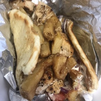Gyros Place - Chicken souvlaki on a pita - Greek Near Me - Mississauga, Ontario Gyros Place - Chicken souvlaki on a pita - Greek Near Me - Mississauga, Ontario