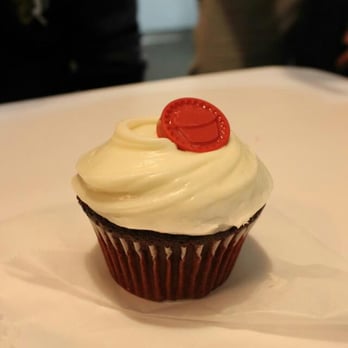 Frosted Cupcakery - Regular size red velvet cupcake! - Bakeries Near Me - Long Beach, California