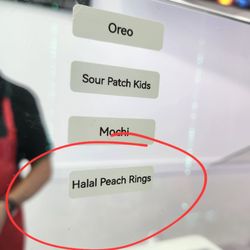 San Froyo - Halal peach rings