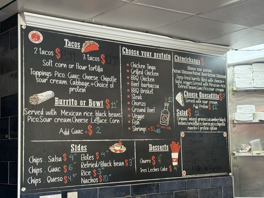 Menu photo 1 Taco Zocalo Reston, VA