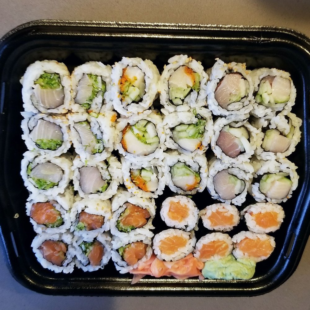 Oishi - 5 rolls to go. Huge pieces of delicate, fresh fish. - Japanese Near Me - Newtown, Pennsylvania