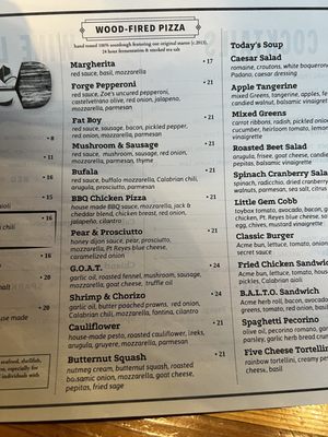 Menu photo 5 Forge Pizza Oakland, CA
