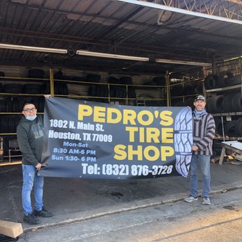 Pedro's Tire Shop - New banner - Tires Near Me - Houston, Texas