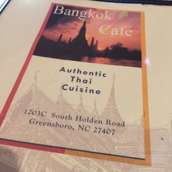 Bangkok Cafe - Menu cover - Thai Near Me - Greensboro, North Carolina Bangkok Cafe - Menu cover - Thai Near Me - Greensboro, North Carolina