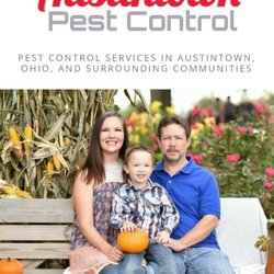 Austintown Pest Control - Owners, Regina and Shawn and son Seth, of Austintown Ohio