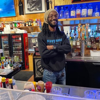 Playground Burger Bar - Donald being a rockstar! - Sports Bars Near Me - Galveston, Texas Playground Burger Bar - Donald being a rockstar! - Sports Bars Near Me - Galveston, Texas