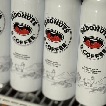 Sedonuts And Coffee - New refillable water bottle - Donuts Near Me - Sedona, Arizona Sedonuts And Coffee - New refillable water bottle - Donuts Near Me - Sedona, Arizona