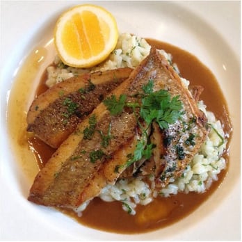 Prego - The Market Fish - snapper - with fresh herb risotto - Pizza Near Me - Ponsonby, AUK Prego - The Market Fish - snapper - with fresh herb risotto - Pizza Near Me - Ponsonby, AUK